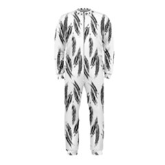 Feather Pattern Onepiece Jumpsuit (kids) by Valentinaart