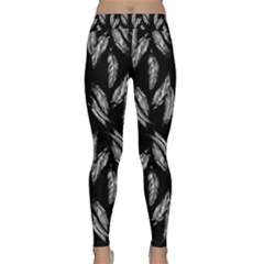 Feather Pattern Classic Yoga Leggings by Valentinaart