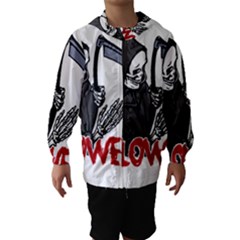 Death - Halloween Hooded Wind Breaker (kids)