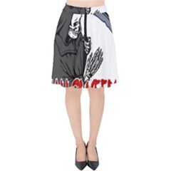 Death - Halloween Velvet High Waist Skirt