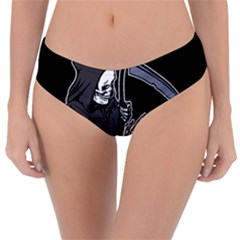 Death - Halloween Reversible Classic Bikini Bottoms