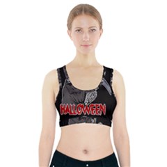 Death - Halloween Sports Bra With Pocket by Valentinaart