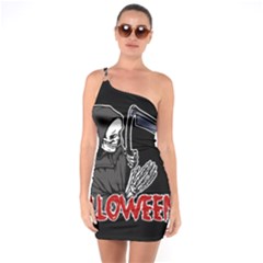 Death - Halloween One Soulder Bodycon Dress