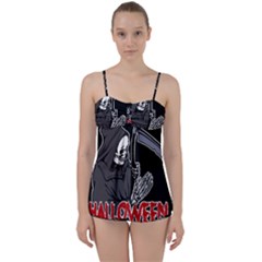 Death - Halloween Babydoll Tankini Set