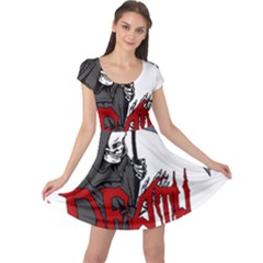 Death - Halloween Cap Sleeve Dress by Valentinaart