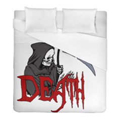 Death - Halloween Duvet Cover (full/ Double Size) by Valentinaart