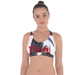 Death - Halloween Cross String Back Sports Bra