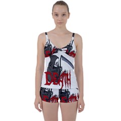 Death - Halloween Tie Front Two Piece Tankini