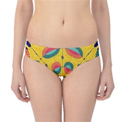 Textured Tropical Mandala Hipster Bikini Bottoms by linceazul