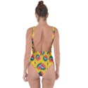 Textured Tropical Mandala Bring Sexy Back Swimsuit View2