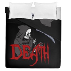 Death - Halloween Duvet Cover Double Side (queen Size) by Valentinaart