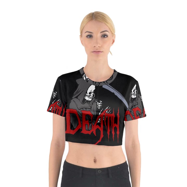 Death - Halloween Cotton Crop Top