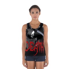 Death - Halloween Sport Tank Top  by Valentinaart