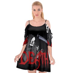 Death - Halloween Cutout Spaghetti Strap Chiffon Dress by Valentinaart