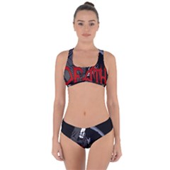 Death - Halloween Criss Cross Bikini Set