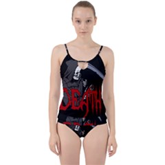 Death - Halloween Cut Out Top Tankini Set