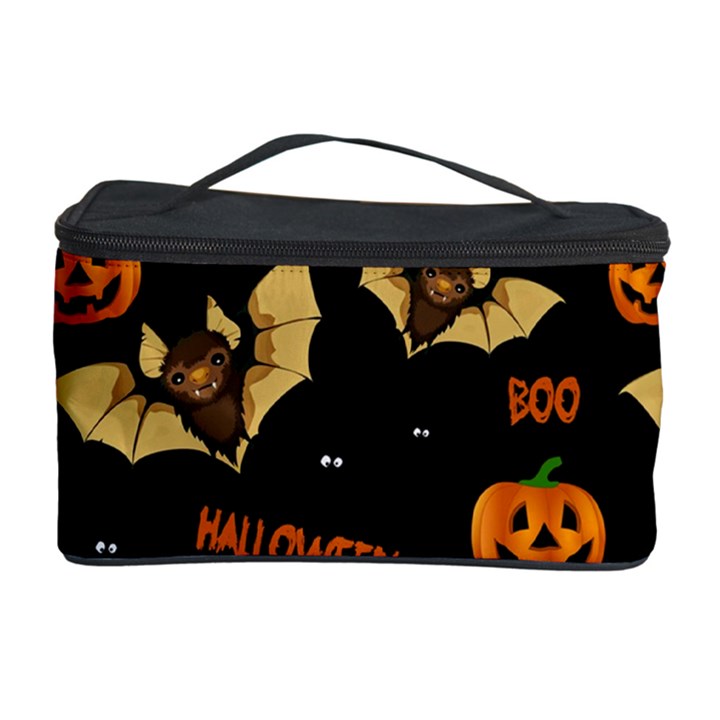 Bat, pumpkin and spider pattern Cosmetic Storage Case