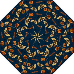 Bat, pumpkin and spider pattern Hook Handle Umbrellas (Medium)