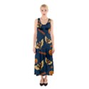 Bat, pumpkin and spider pattern Sleeveless Maxi Dress View1