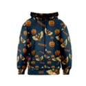 Bat, pumpkin and spider pattern Kids  Zipper Hoodie View1