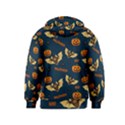 Bat, pumpkin and spider pattern Kids  Zipper Hoodie View2