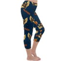 Bat, pumpkin and spider pattern Capri Winter Leggings  View3