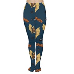 Bat, pumpkin and spider pattern Women s Tights