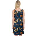 Bat, pumpkin and spider pattern Sleeveless Satin Nightdress View2