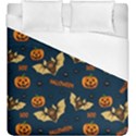 Bat, pumpkin and spider pattern Duvet Cover (King Size) View1