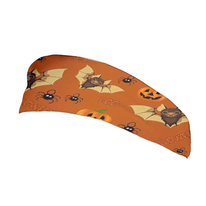 Bat, pumpkin and spider pattern Stretchable Headband