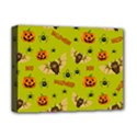 Bat, pumpkin and spider pattern Deluxe Canvas 16  x 12   View1