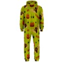 Bat, pumpkin and spider pattern Hooded Jumpsuit (Men)  View1