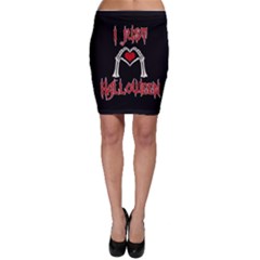 I Just Love Halloween Bodycon Skirt by Valentinaart