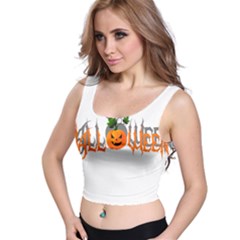 Halloween Crop Top by Valentinaart