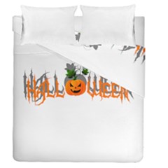 Halloween Duvet Cover Double Side (queen Size) by Valentinaart