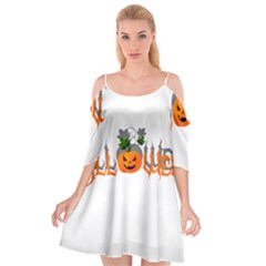 Halloween Cutout Spaghetti Strap Chiffon Dress by Valentinaart