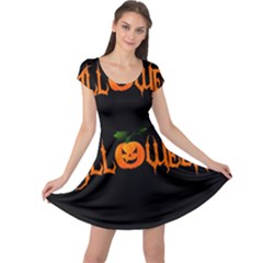 Halloween Cap Sleeve Dress by Valentinaart