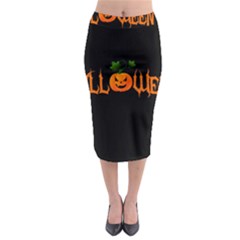 Halloween Midi Pencil Skirt by Valentinaart