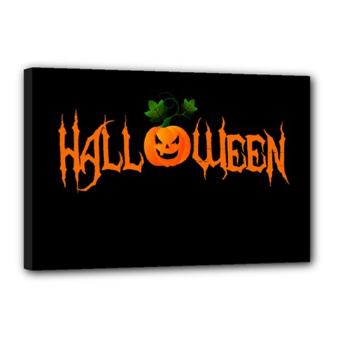 Halloween Canvas 18  X 12  by Valentinaart