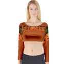 Halloween Long Sleeve Crop Top View1