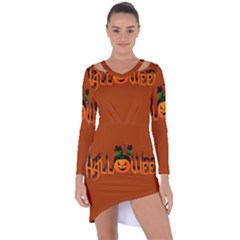 Halloween Asymmetric Cut-out Shift Dress by Valentinaart