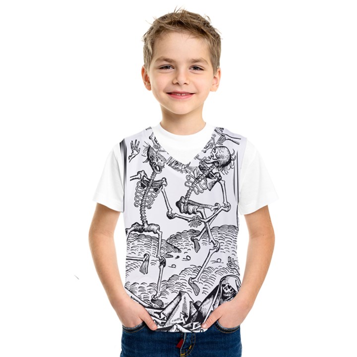 Skeletons - Halloween Kids  SportsWear