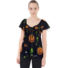 Pumpkins - Halloween Pattern Dolly Top