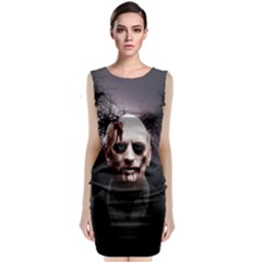 Zombie Sleeveless Velvet Midi Dress by Valentinaart