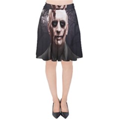 Zombie Velvet High Waist Skirt