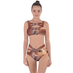 Cute Baby Elephant On A Jetty Bandaged Up Bikini Set  by FantasyWorld7