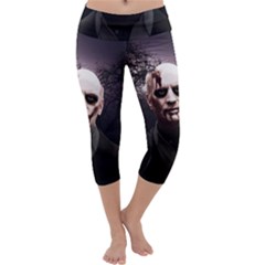 Zombie Capri Yoga Leggings by Valentinaart