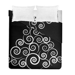 Abstract Spiral Christmas Tree Duvet Cover Double Side (full/ Double Size) by Mariart