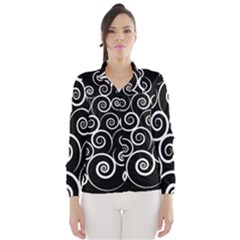 Abstract Spiral Christmas Tree Wind Breaker (women) by Mariart