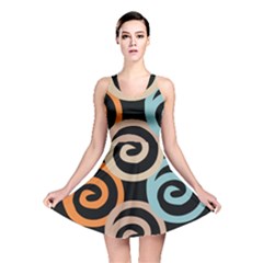 Abroad Spines Circle Reversible Skater Dress by Mariart